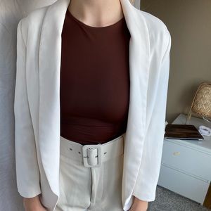 White blazer